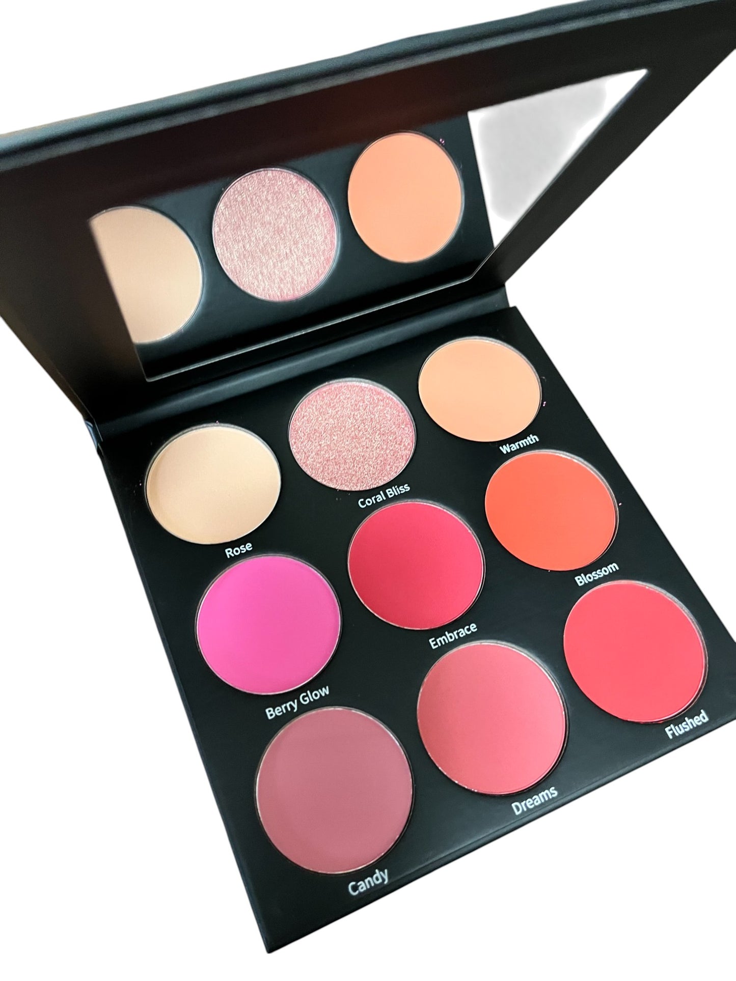 Luxury Blush Palette – 9 Radiant Shades with Mirror | Reiland Beauty - Reiland Beauty Products, LLC