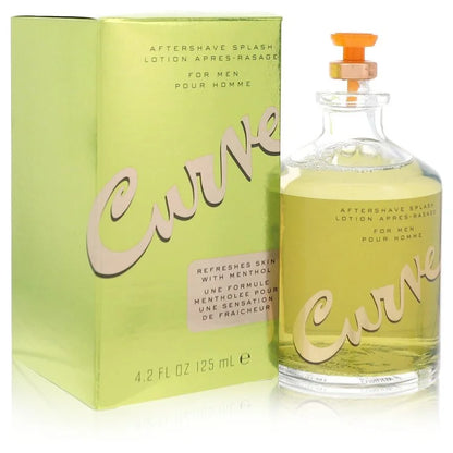 4.2 oz Curve for Men After Shave with cooling menthol formula and iconic Curve bottle design
