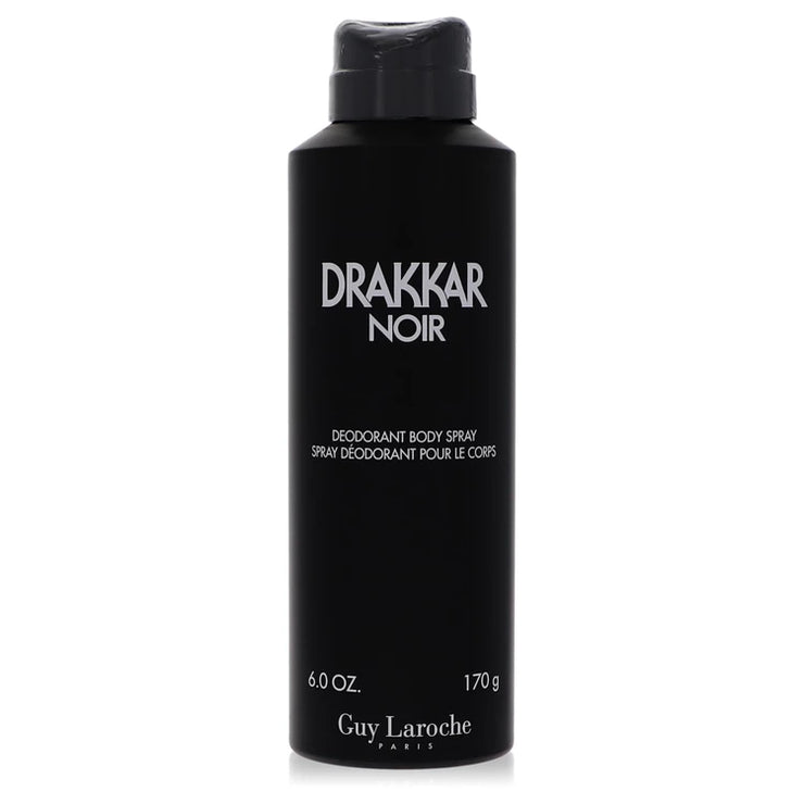 Drakkar Noir Body Spray 6 oz – Lightweight body mist with aromatic confidence