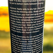 Fullmore Colored Hair Thickener Spray – Dark Brown – Instant Volume & Root Touch - Up - Reiland Beauty Products, LLC