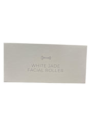 White Jade Facial Roller & Gua Sha Tool – Real Xiuyan Jade | Anti-Aging, Puffiness, Lymphatic Drainage | Reiland Beauty Products