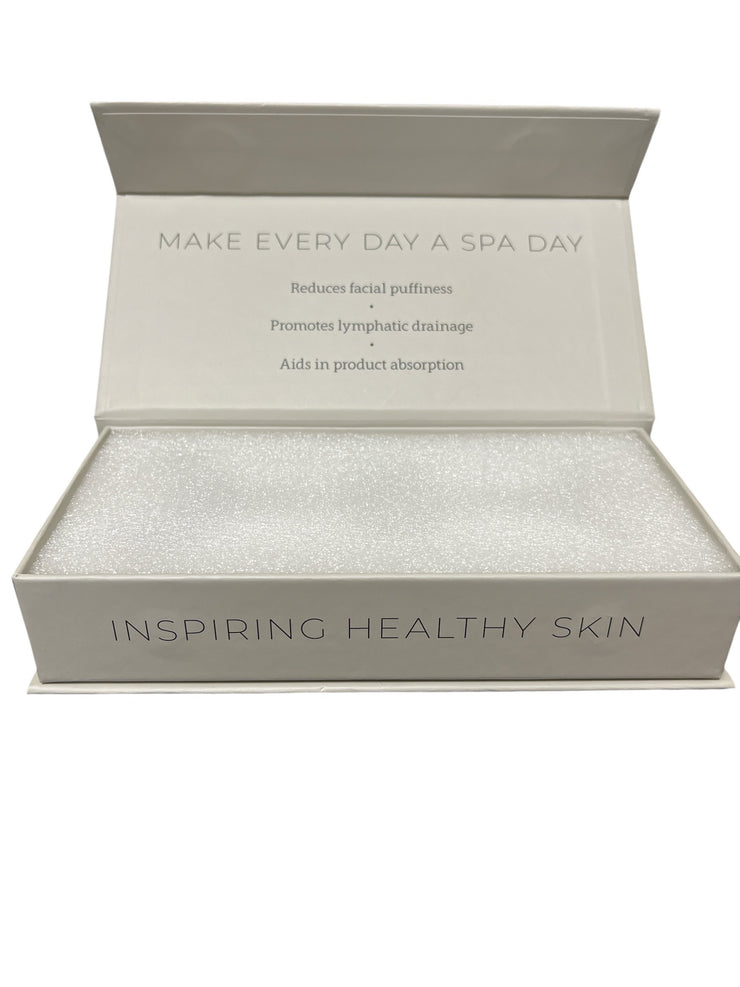 White Jade Facial Roller & Gua Sha Tool – Real Xiuyan Jade | Anti-Aging, Puffiness, Lymphatic Drainage | Reiland Beauty Products
