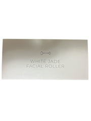 White Jade Facial Roller & Gua Sha Tool – Real Xiuyan Jade | Anti-Aging, Puffiness, Lymphatic Drainage | Reiland Beauty Products