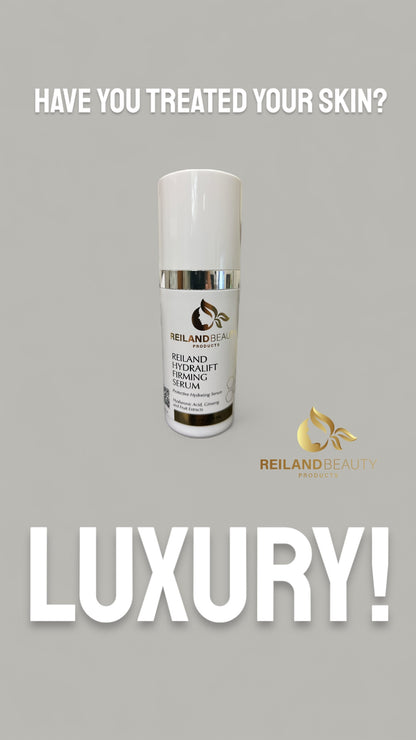 Hydrating firming serum in luxury setting for glowing, radiant skin