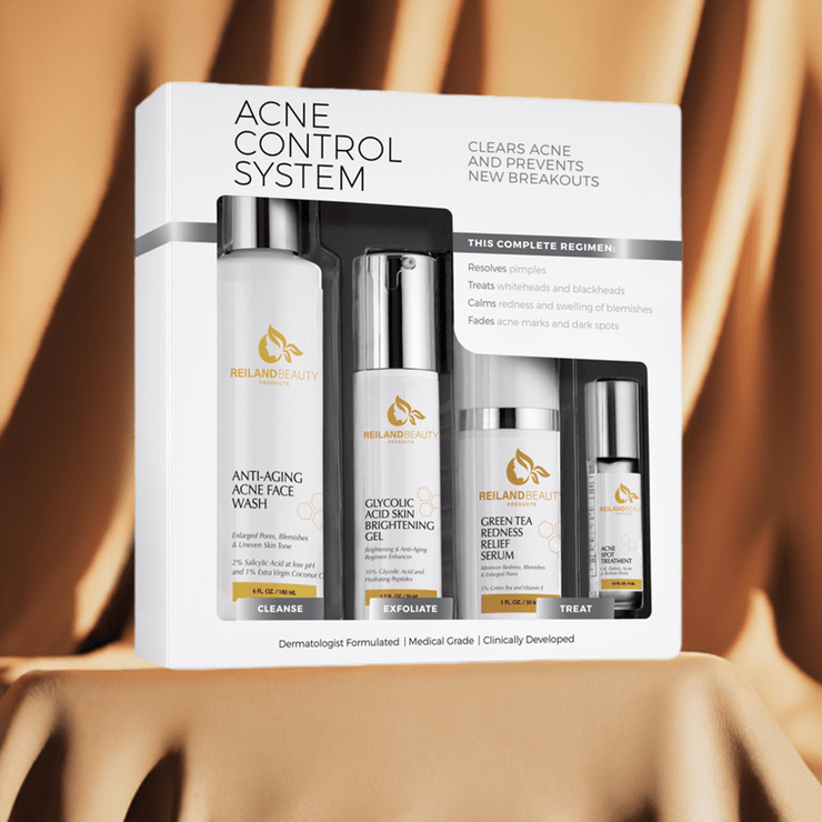 Reiland Acne Control System – 4 - Step Treatment for Clearer Skin - Reiland Beauty Products, LLC