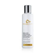 Reiland Advanced Hair & Scalp Shampoo – 6 fl. oz. bottle featuring Triple Action Postbiotic, Oat Amino Acids, and Salicylic Acid. Strengthens scalp, reduces buildup, and supports healthy hair growth.