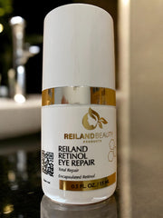 Reiland Eye Repair Cream paired with Reiland skincare serum for enhanced anti-aging routine